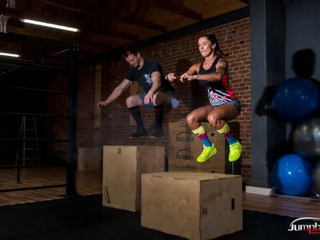 skrzynia plyometryczna box jump