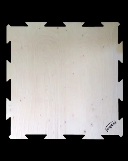 Podłoga podest na siłownie Puzzel drewniany