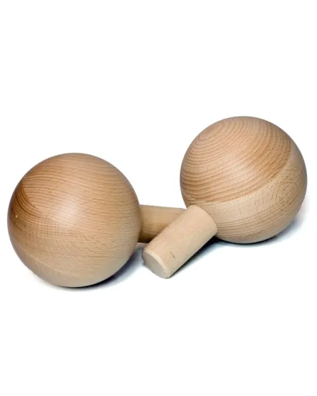Kołki drewniane z kulą 100mm. Para.