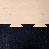 podłoga podest na siłownie Puzzel drewniany